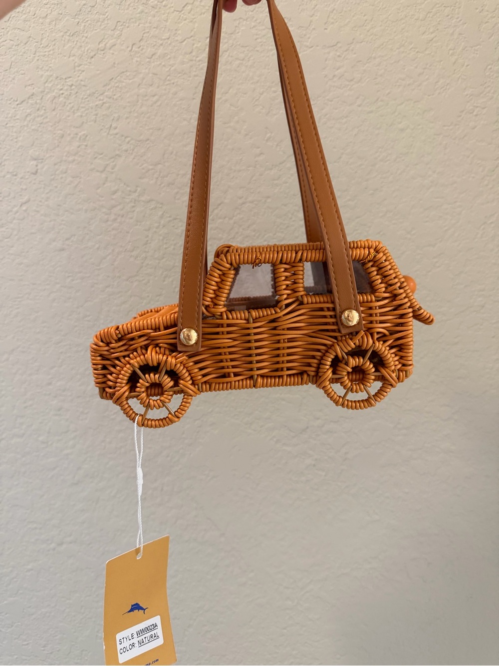Viral Tommy Bahama Wicker Car Jeep/Bronco Purse NWT - Picture 2 of 7